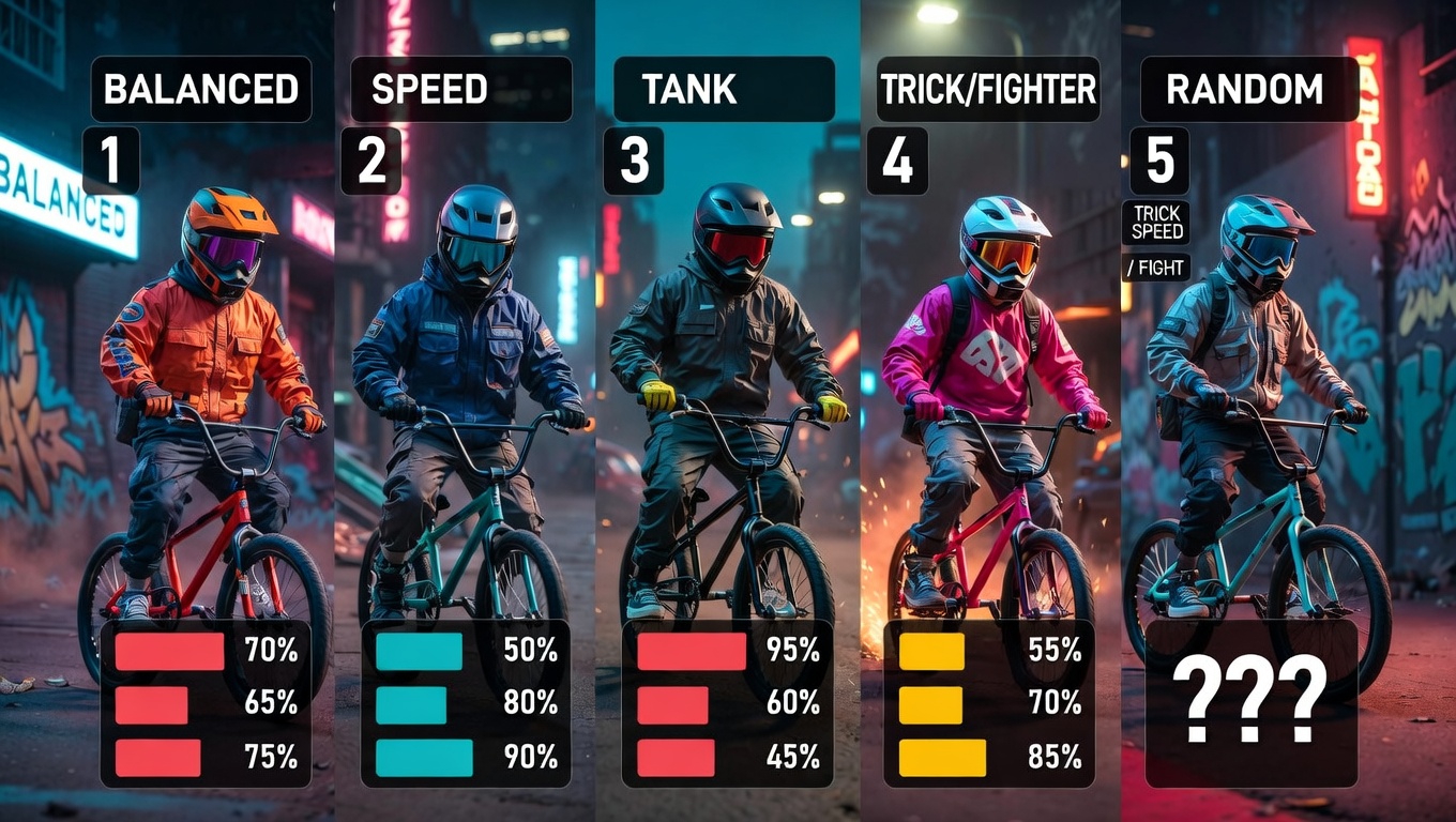 Character selection art